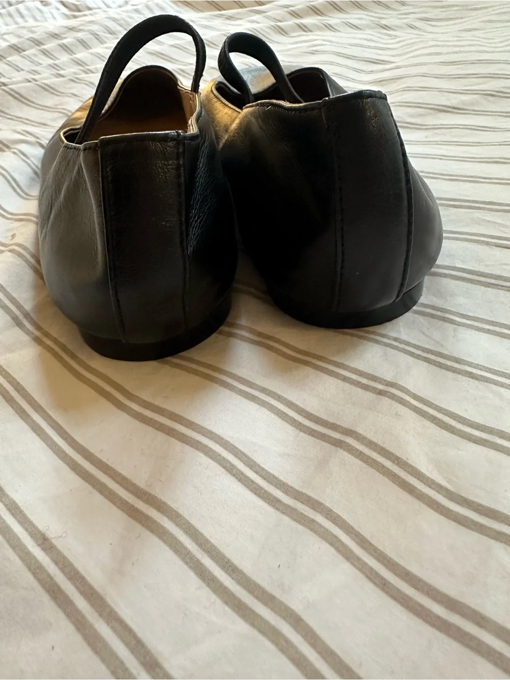 Madewell Greta Mary Jane Flat - 7.5 True Black Excellent Condition Ballet Flats
